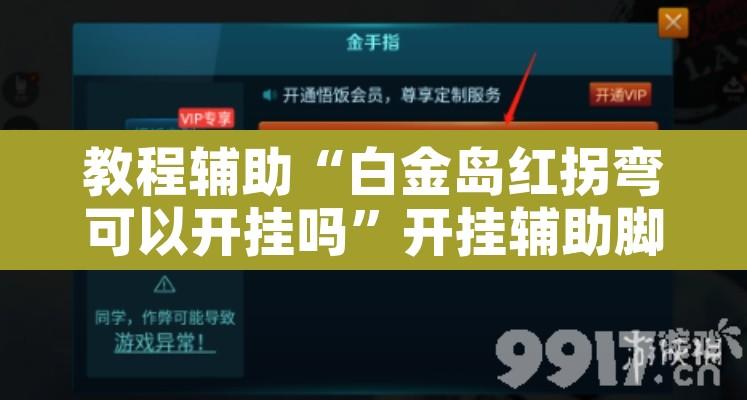 教程辅助“白金岛红拐弯可以开挂吗”开挂辅助脚本+详细开挂安装教程