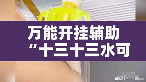 万能开挂辅助“十三十三水可以开挂吗”其实确实有挂