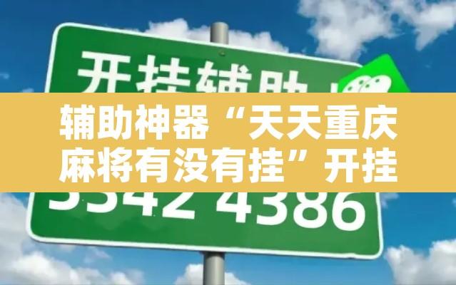 辅助神器“天天重庆麻将有没有挂”开挂辅助脚本+详细开挂安装教程