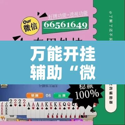 万能开挂辅助“微乐八喜牌是不是有挂”开挂辅助脚本+详细开挂安装教程