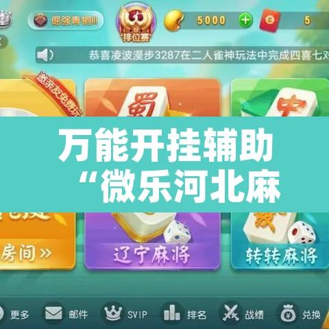 万能开挂辅助“微乐河北麻将助赢神器购买”开挂辅助脚本+详细开挂安装教程