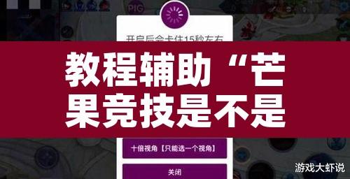 教程辅助“芒果竞技是不是能开挂”其实确实有挂