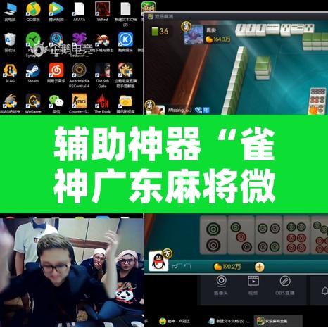 辅助神器“雀神广东麻将微信挂”开挂辅助脚本+详细开挂安装教程