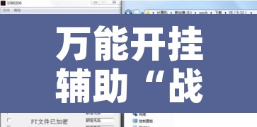 万能开挂辅助“战皇大厅怎么开挂”附辅助神器开挂脚本详细步骤