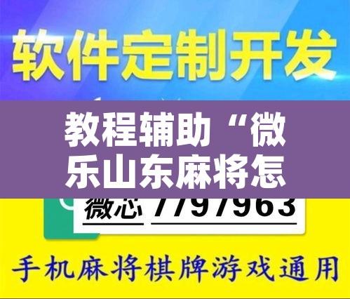 教程辅助“微乐山东麻将怎么才能常赢”开挂辅助脚本+详细开挂安装教程