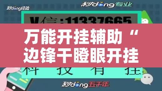 万能开挂辅助“边锋干瞪眼开挂神器下载”附辅助神器开挂脚本详细步骤