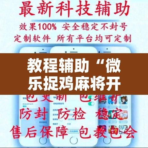 教程辅助“微乐捉鸡麻将开挂教程步骤图”开挂辅助脚本+详细开挂安装教程