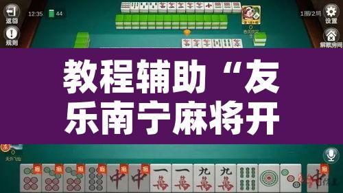 教程辅助“友乐南宁麻将开挂作弊是真的吗”其实确实有挂