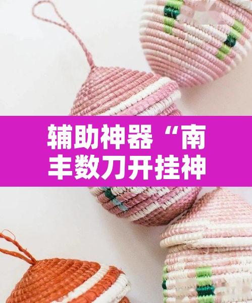 辅助神器“南丰数刀开挂神器”附辅助神器开挂脚本详细步骤