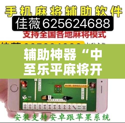 辅助神器“中至乐平麻将开挂神器”其实确实有挂