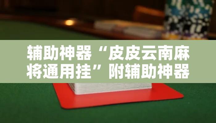 辅助神器“皮皮云南麻将通用挂”附辅助神器开挂脚本详细步骤